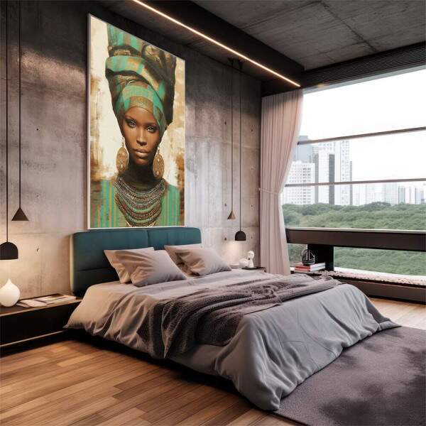 Quadro Decorativo Feminino Empoderado em Cores