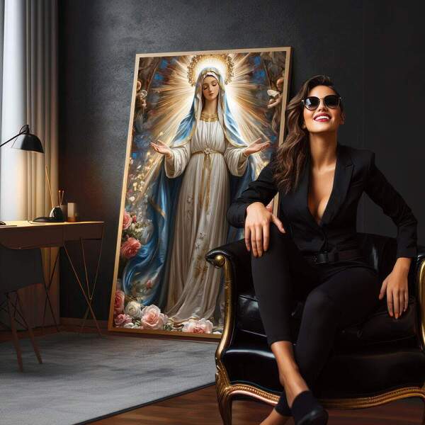 Quadro Decorativo Serenidade da Me