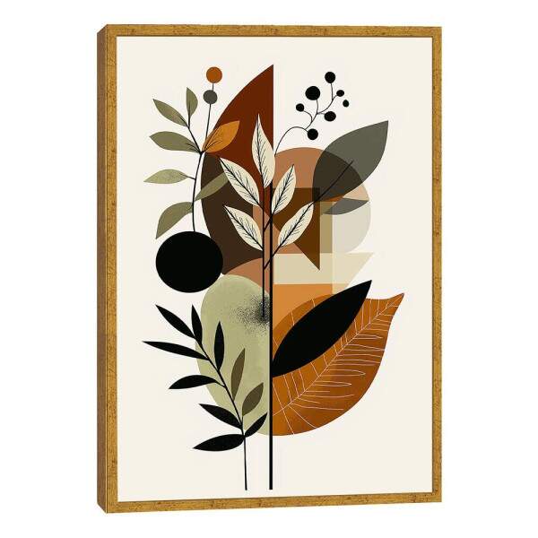 Quadro Decorativo Botnico com Toque Minimalista