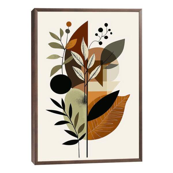 Quadro Decorativo Botnico com Toque Minimalista