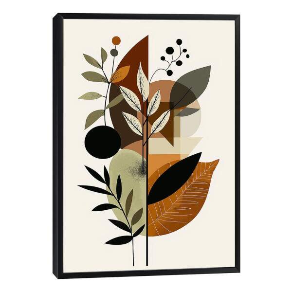 Quadro Decorativo Botnico com Toque Minimalista