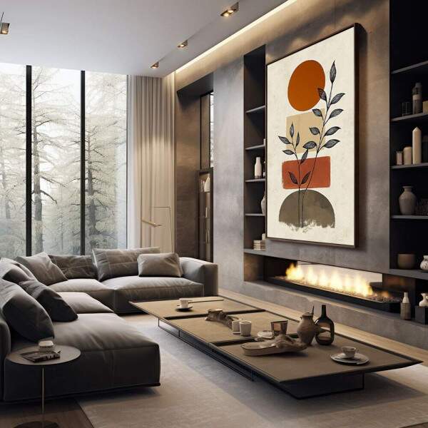Quadro Decorativo Geometria com Aconchego