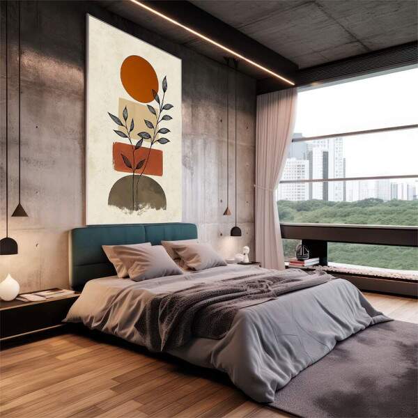 Quadro Decorativo Geometria com Aconchego
