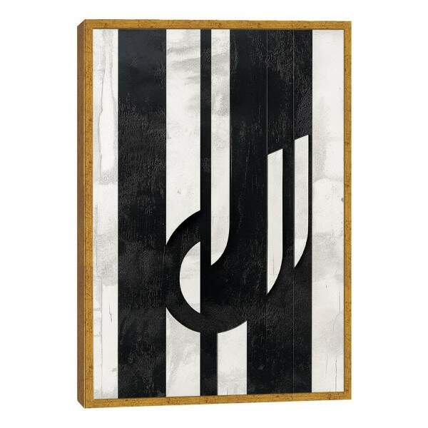 Quadro Decorativo Dinamismo Preto e Branco