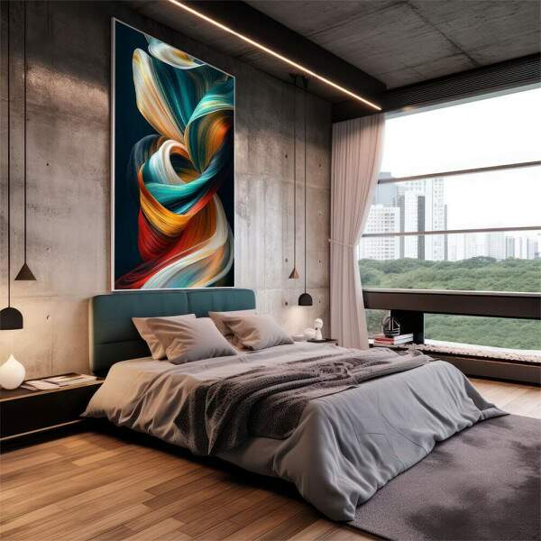 Quadro Decorativo Abstrato e Criativo