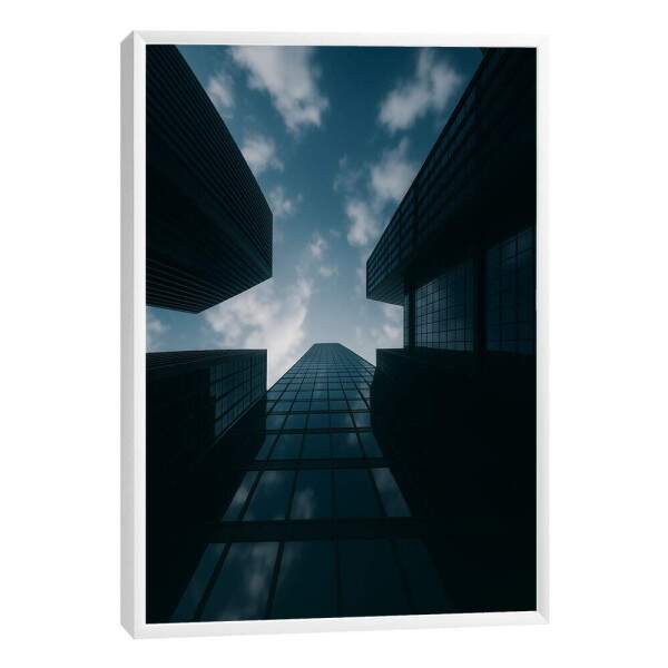 Quadro Decorativo Edifcios em Viso Moderna