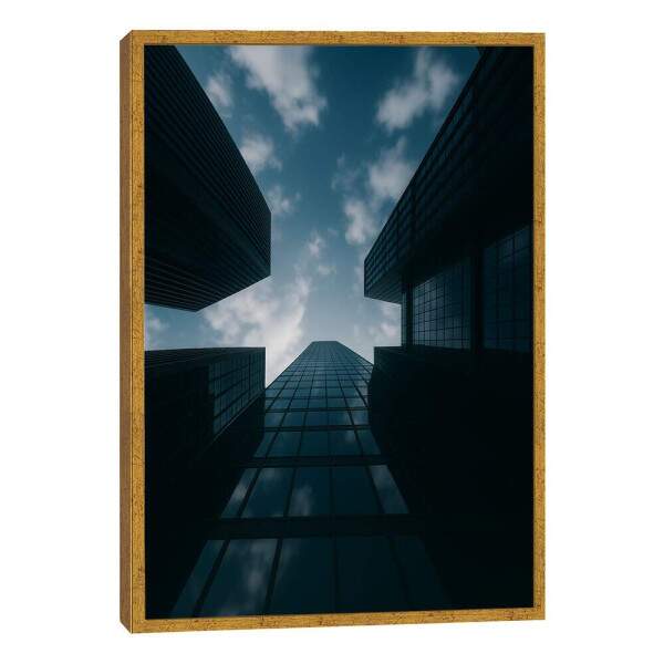 Quadro Decorativo Edifcios em Viso Moderna