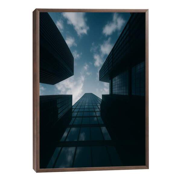 Quadro Decorativo Edifcios em Viso Moderna