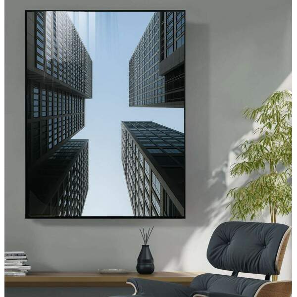 Quadro Decorativo Vises de Arranha-Cus