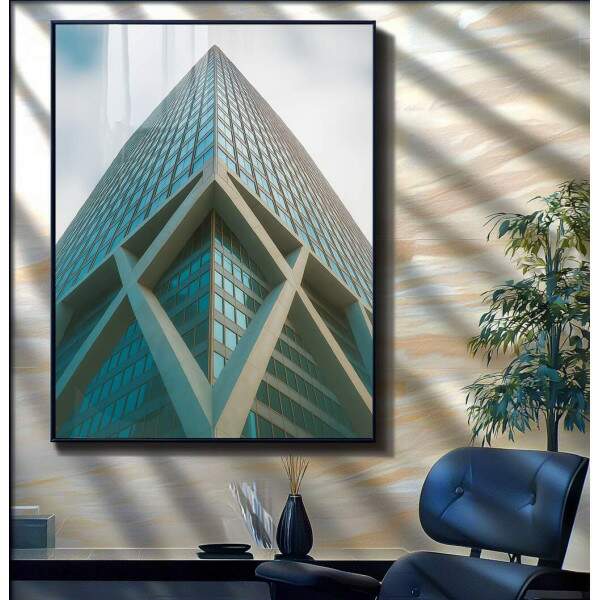 Quadro Decorativo Reflexos do Futuro Imponente