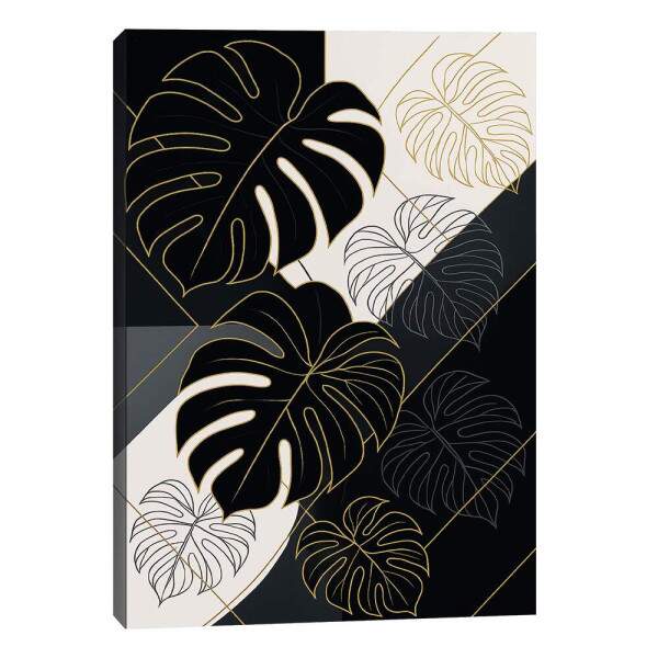 Quadro Decorativo Folha Monstera com Elegncia