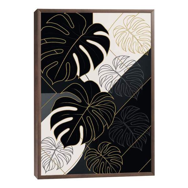 Quadro Decorativo Folha Monstera com Elegncia
