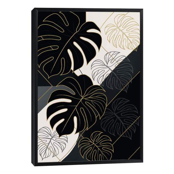 Quadro Decorativo Folha Monstera com Elegncia
