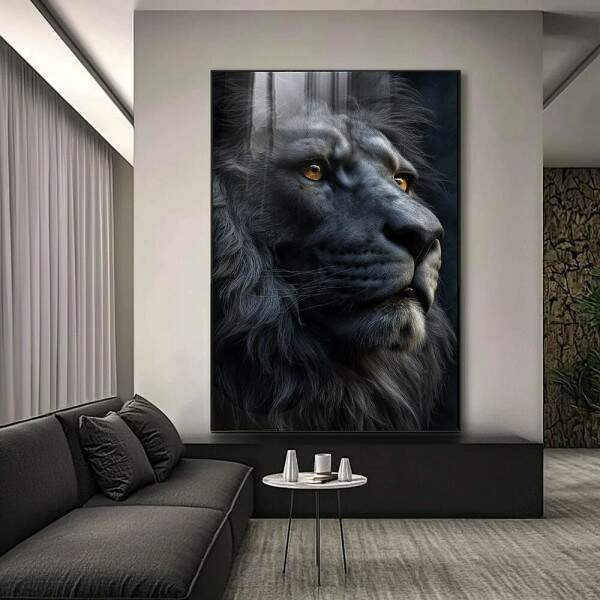 Quadro Decorativo Leo Majestoso e Elegante