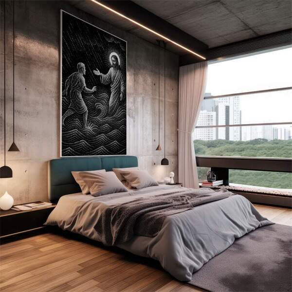 Quadro Decorativo Onda de Esperana Espiritual