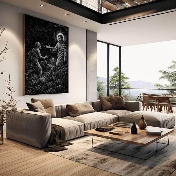 Quadro Decorativo Onda de Esperana Espiritual