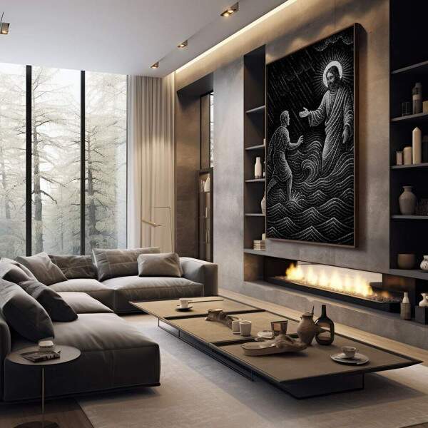 Quadro Decorativo Onda de Esperana Espiritual