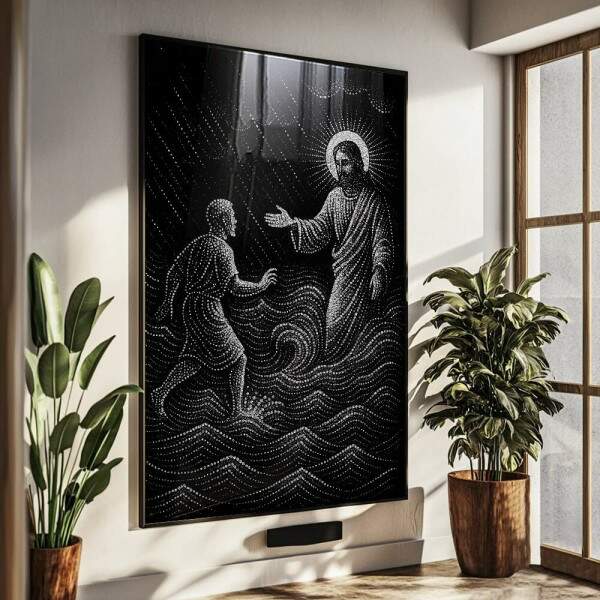 Quadro Decorativo Onda de Esperana Espiritual
