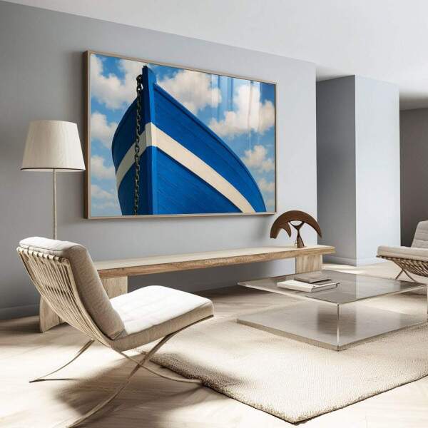 Quadro Decorativo Navegao Tranquila Martima