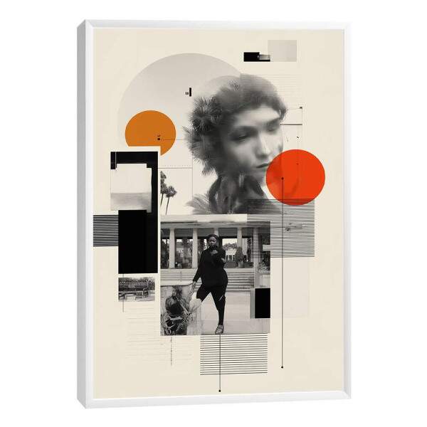 Quadro Decorativo Abstrato Enigmtico Moderno
