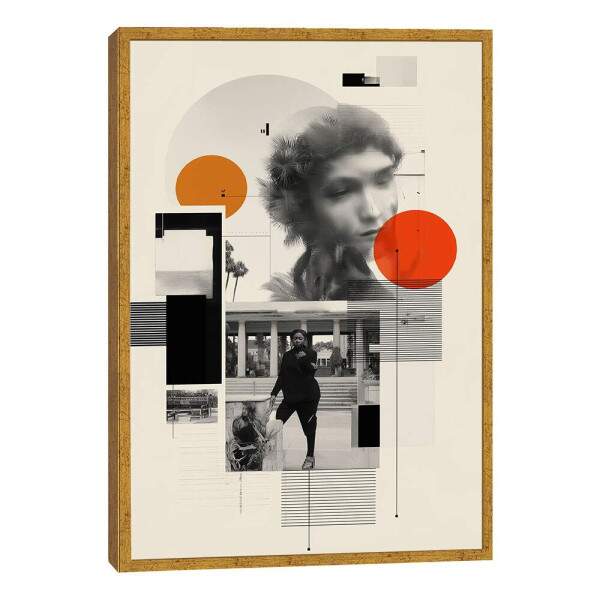 Quadro Decorativo Abstrato Enigmtico Moderno