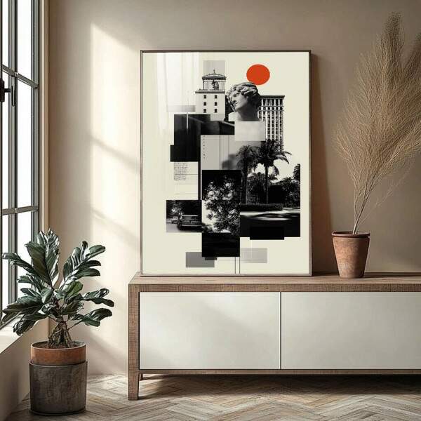 Quadro Decorativo Abstrao Cheia de Energia