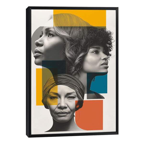 Quadro Decorativo Retratos da Fora Feminina