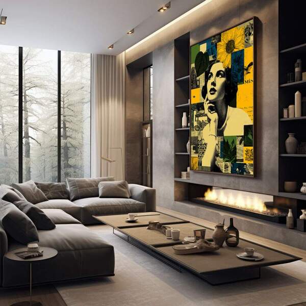 Quadro Decorativo Feminino Reflexivo e Moderno