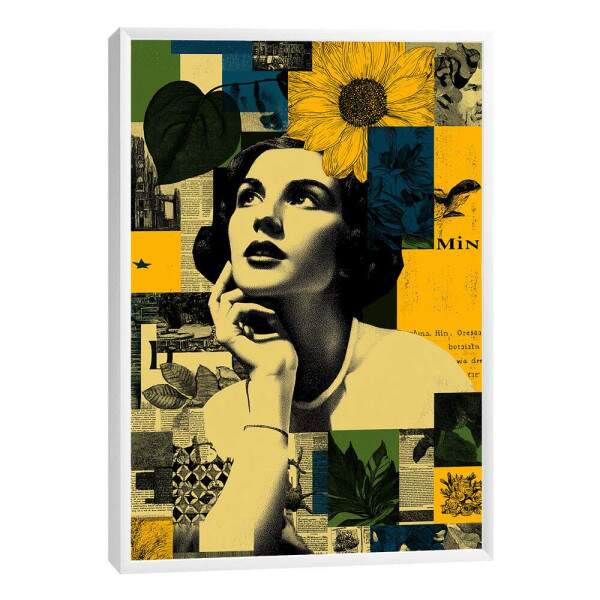 Quadro Decorativo Feminino Reflexivo e Moderno