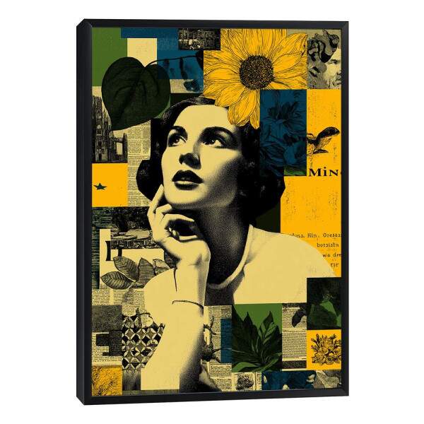 Quadro Decorativo Feminino Reflexivo e Moderno