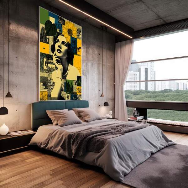 Quadro Decorativo Feminino Reflexivo e Moderno