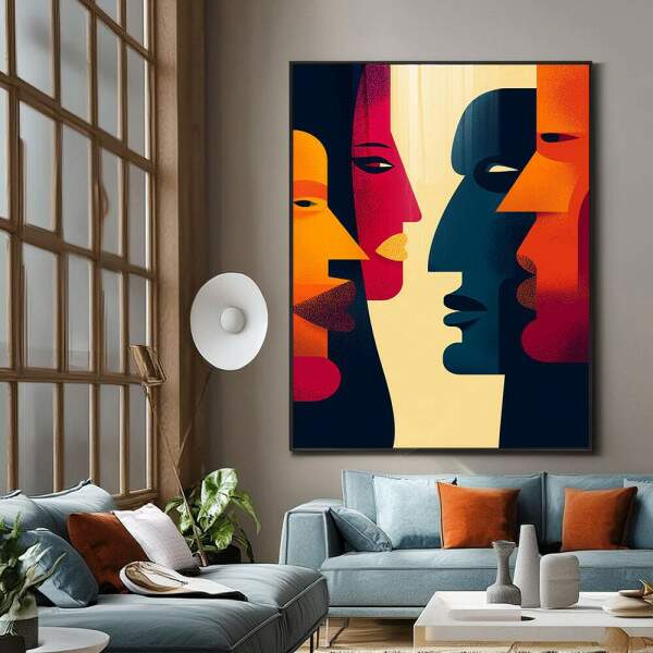 Quadro Decorativo Dilogo dos Sentidos