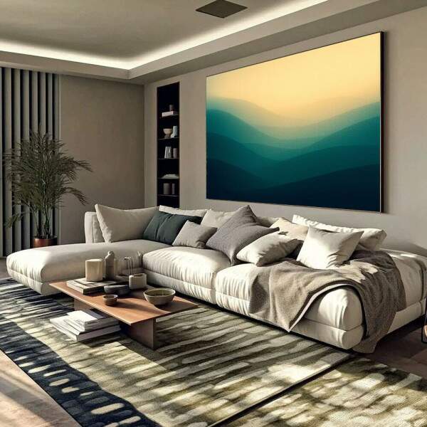 Quadro Decorativo Harmonia Abstrata Serena