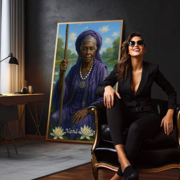 Quadro Decorativo Orix Nan: Sabedoria Ancestral