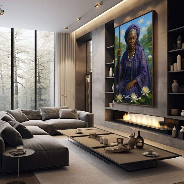 Quadro Decorativo Orix Nan: Sabedoria Ancestral