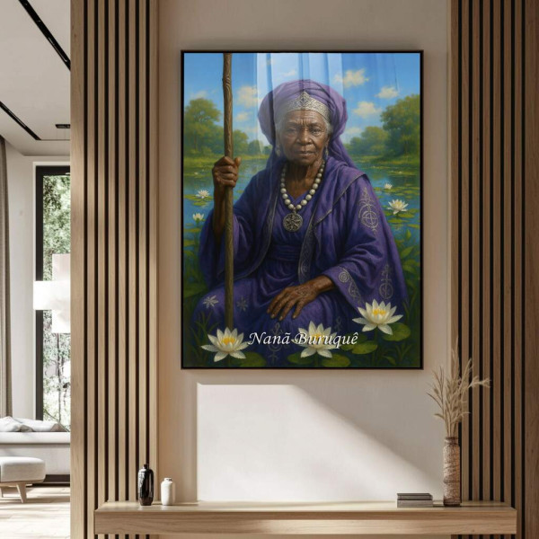 Quadro Decorativo Orix Nan: Sabedoria Ancestral