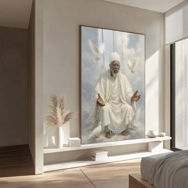 Quadro Decorativo Orix Oxal: Serenidade Divina