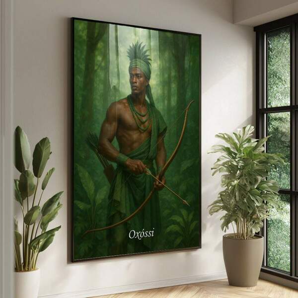 Quadro Decorativo Orix Oxssi: Caador da Vida