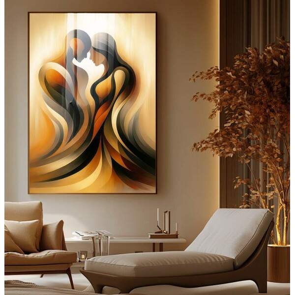 Quadro Decorativo Conexo Abstrata em Cores