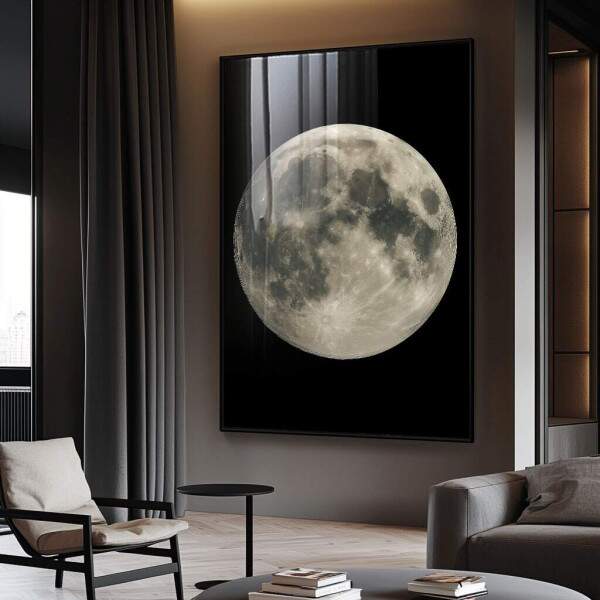 Quadro Decorativo Encanto Lunar da Luz da Lua