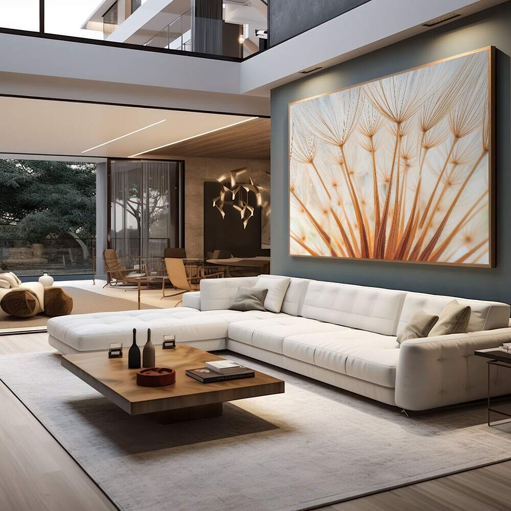 Quadro Decorativo Serenidade Floral - Elegância e Leveza