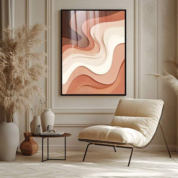 Quadro Decorativo Abstrato Aconchegante