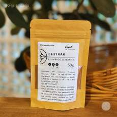 Chitrak em P� 50g - Ojas: Potente Estimulante do Fogo Digestivo (Agni) - Aten��o: Aumenta Pitta