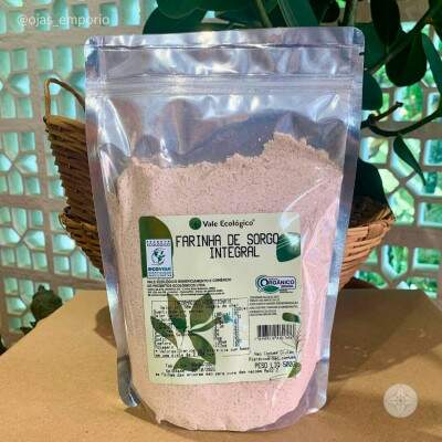 Farinha de Sorgo Integral - 500g - Orgnico - Vale Ecolgico