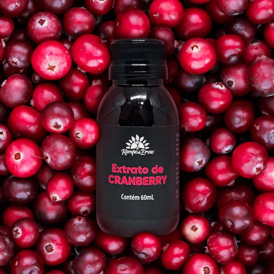Extrato de Cranberry - 60ml - Kampo de Ervas