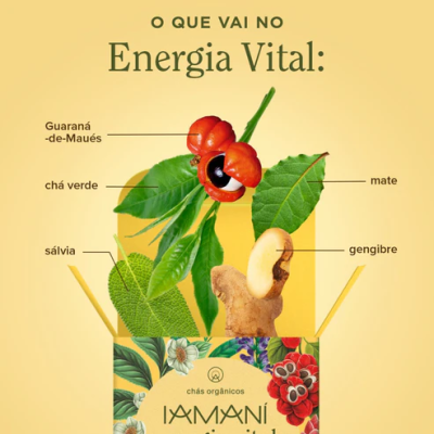 Ch� Org�nico Energia Vital / Bela Gil - IAMAN�