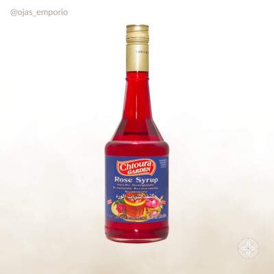 XAROPE DE ROSAS - 600ML - CHTOURA GARDEN
