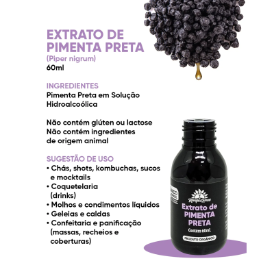 EXTRATO DE PIMENTA PRETA ORG. 60ML
