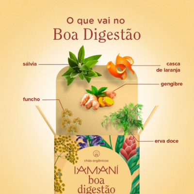 Ch� Org�nico Boa Digest�o / Leveza - IAMAN�