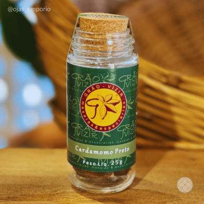 Cardamomo Preto - 25g - Gro Vizir